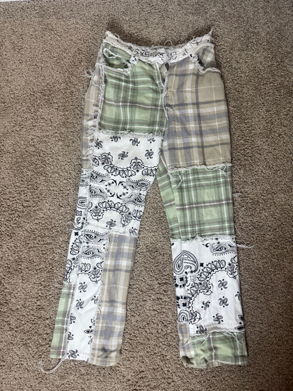 Jaded London Patchwork Jeans
